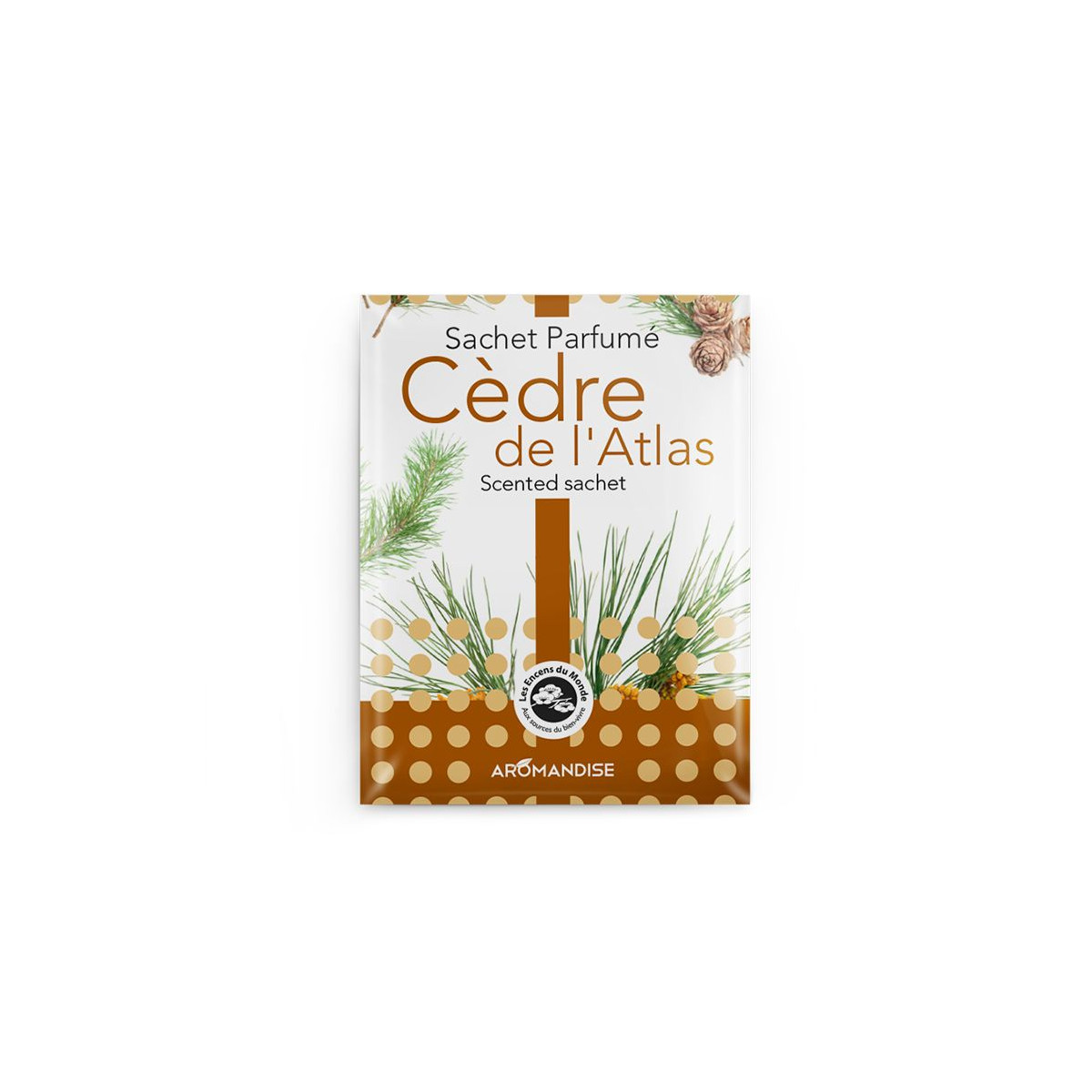 Sachet parfumé - Cèdre de l'atlas - Aromandise - packaging