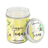 Bougie Tonus - bougie d'ambiance - face - ouvert - bouchon - Aromandise