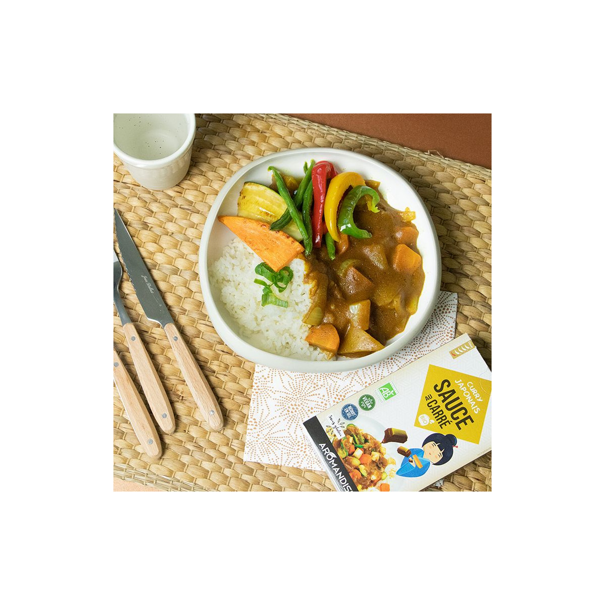 Curry japonais moyen - Plaquette de 92 g