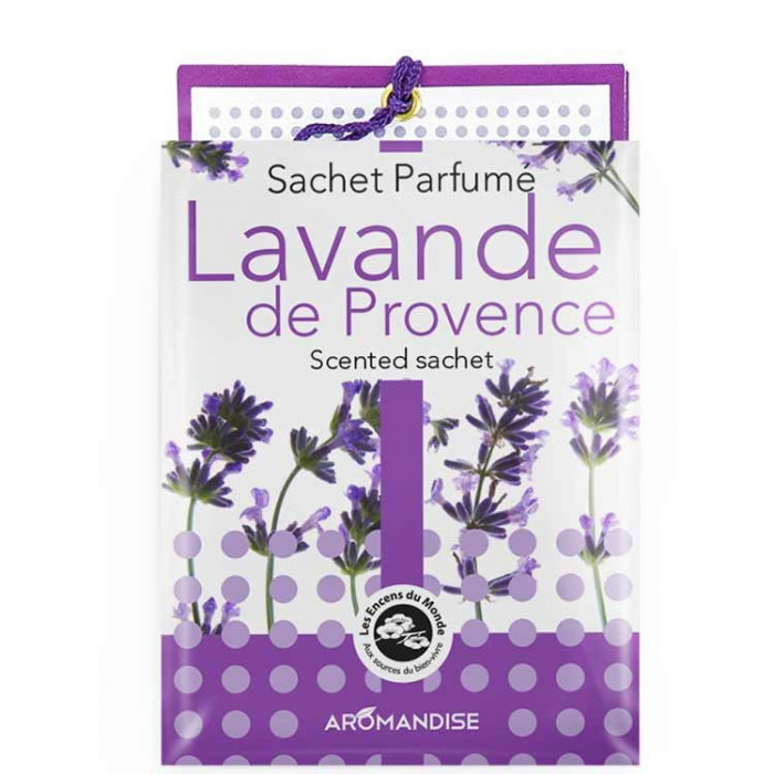 LAVODIA Sachet Parfum Lavande Armoire : 20x6g Sachet Parfum Lavande Séchée  