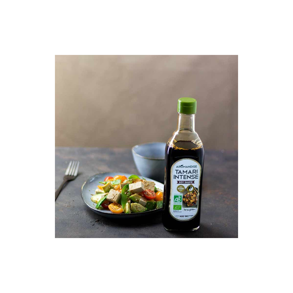 Sauce soja tamari -25% de sel - Maison Gosselin