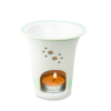 Diffuseur Jasmin en porcelaine pour résines - Les Encens du Monde - face