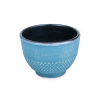 Tasse bleue argentée