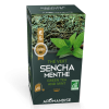 Thé vert Sencha et menthe en infusettes - face - AROMANDISE