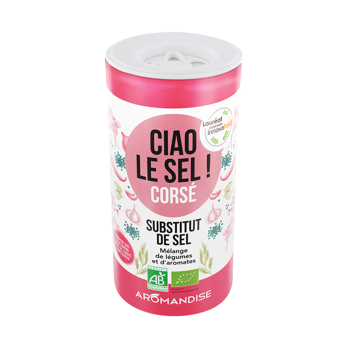 Ciao le Sel Corsé - Hildegarde de bingen - Aromandise - Packaging