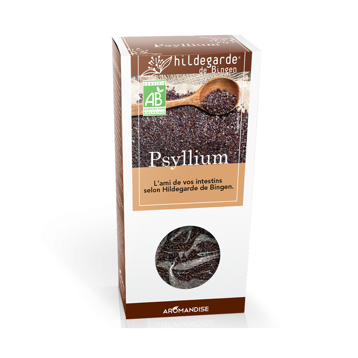 Psyllium - Hildegarde - Aromandise - Packaging et produit