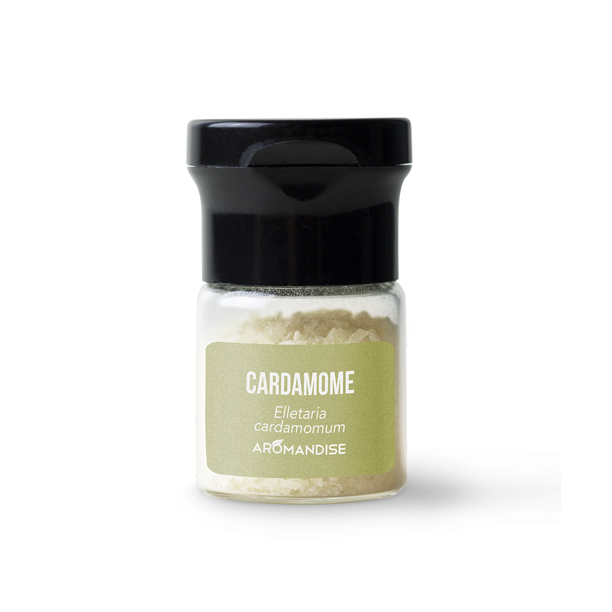 cardamome - cristaux d'huiles essentielles - Aromandise - flacon