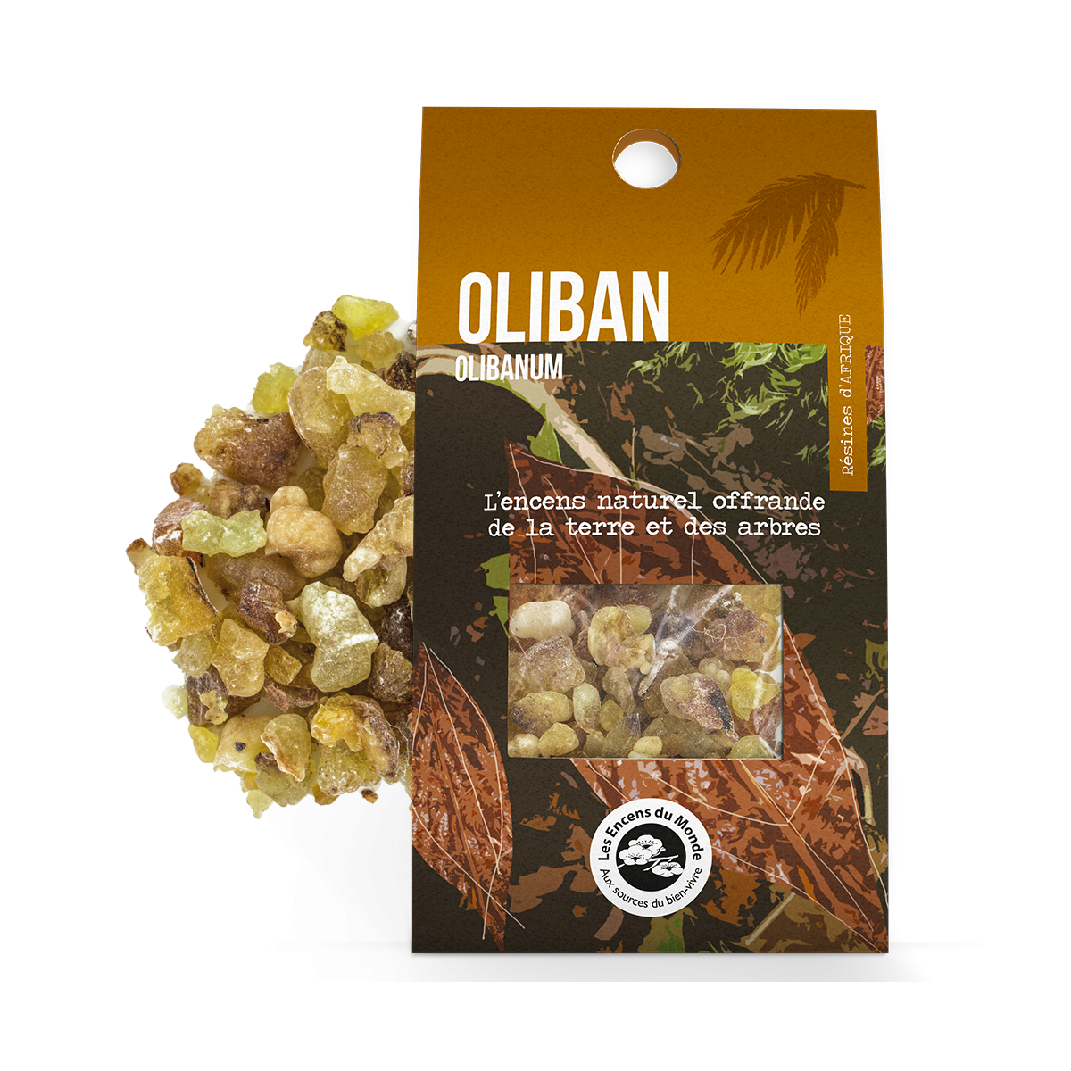 Oliban de Somalie - résines - Les Encens du Monde - Aromandise - packaging av