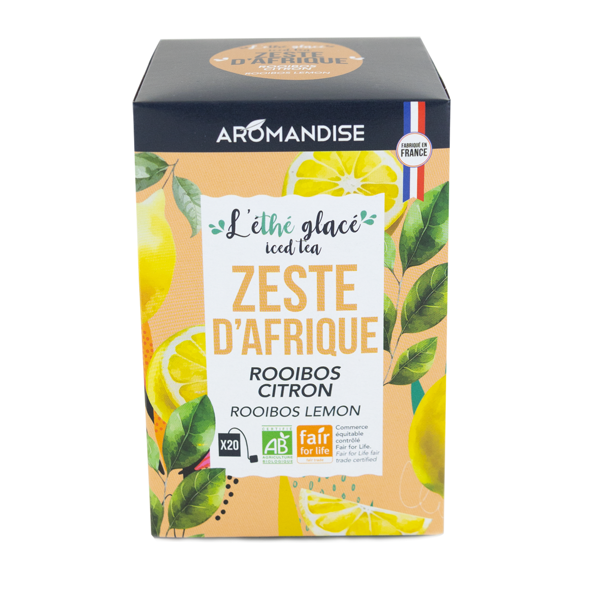 Ethé Glacé - Zeste d'Afrique - Aromandise - packaging av