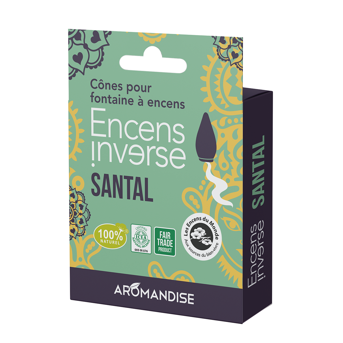 Encens'inverse packaging face