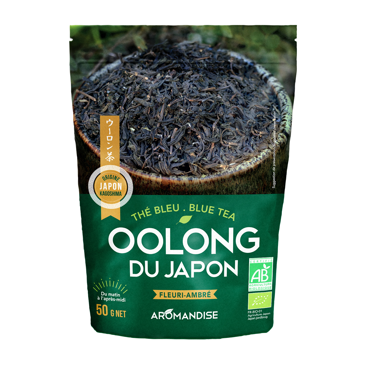 Pack thé bleu oolong japonais