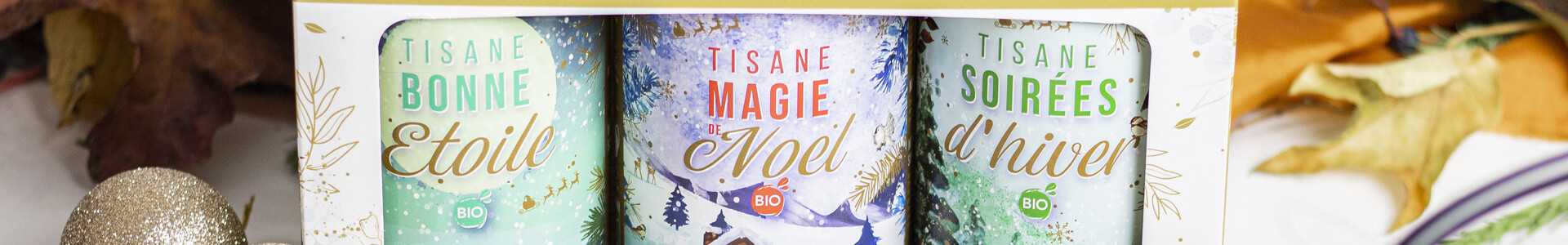 Tisanes bio festives pour Noël et la fin d'année - Aromandise